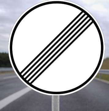 Autobahn No Speed Limit Sign german autobahn no speed limit road sign