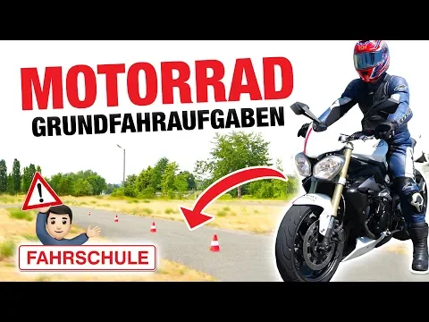 Motorrad Grundfahraufgaben: So klappt's! | Fischer Academy
