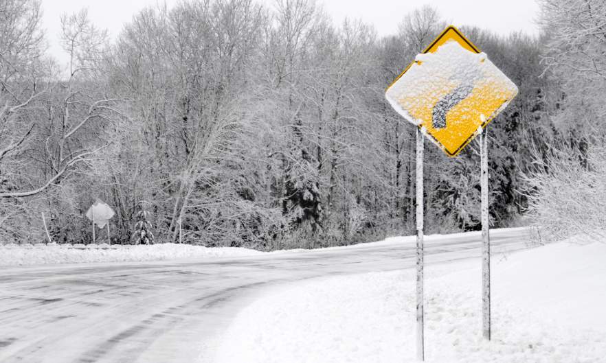 tips for safe winter driving. how to safely drive in winter.
