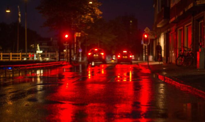 crossing a red light in Germany