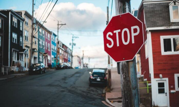 stop sign germany. meaning of stop sign